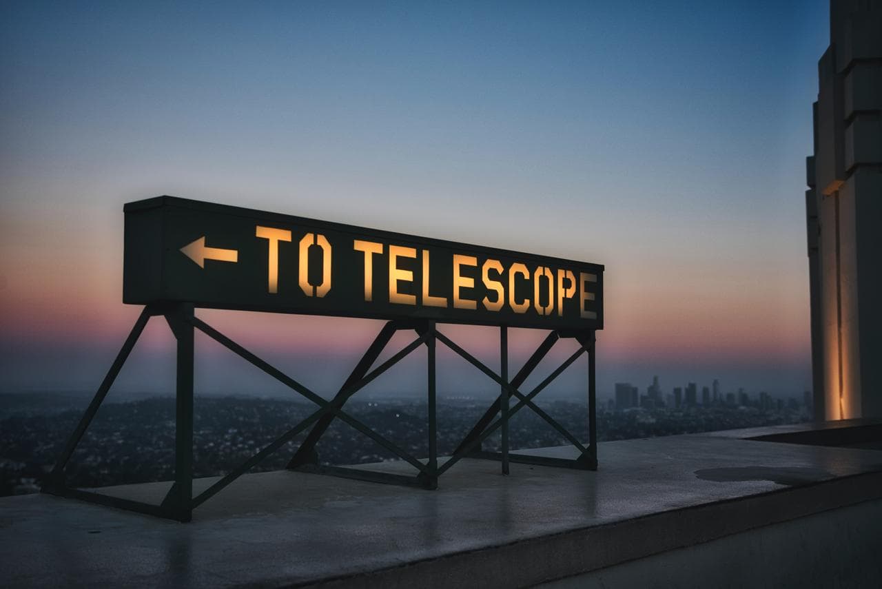 To Telescope Sign Unsplash