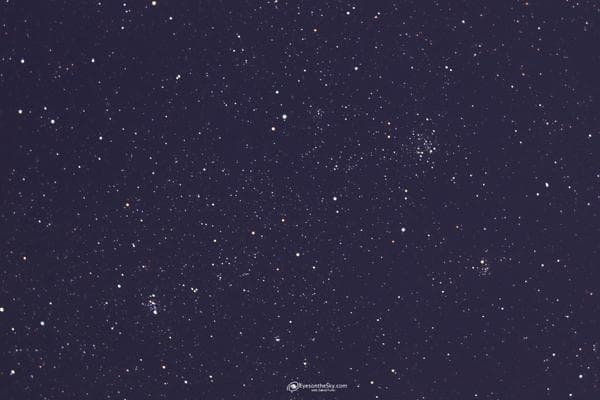 Ngc663 (654 659 M103) Area In Cassiopeia Small