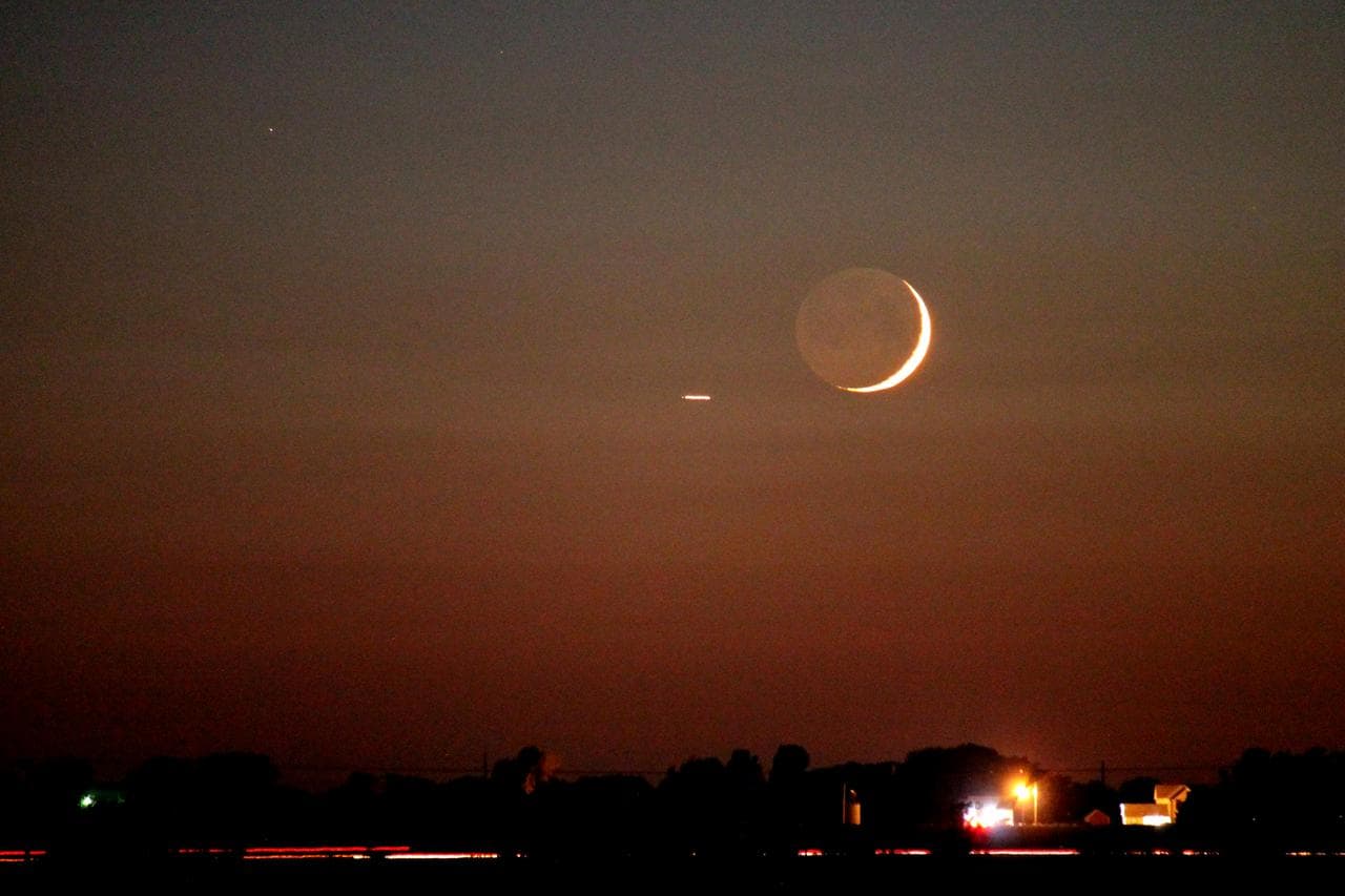 Earthshine Moon